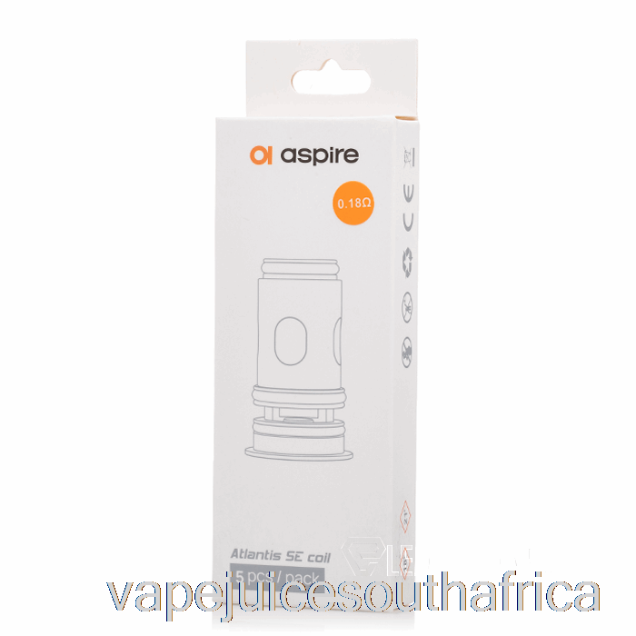 Vape Juice South Africa Aspire Atlantis Se Replacement Coils 0.18Ohm Coils